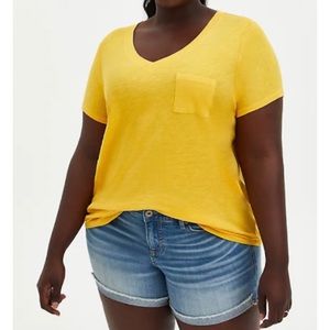 🆕Yellow Heritage Sun Pocket Tee T-shirt Top 2X 18
